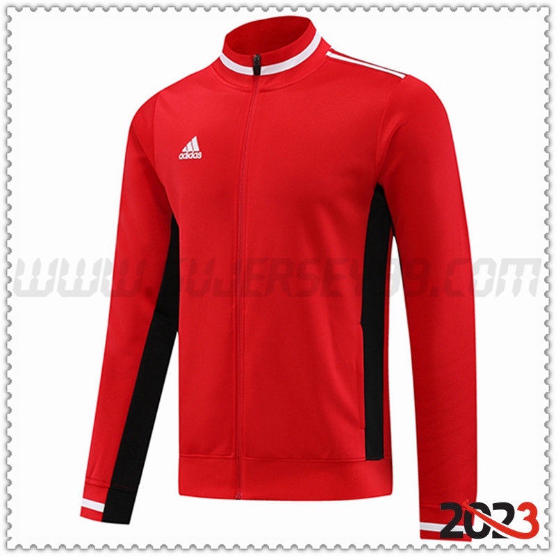 Chaquetas Futbol Adidas Rojo 2023 2024 -02