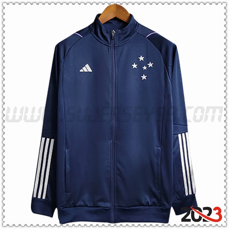 Chaquetas Futbol Cruzeiro EC Azul marino 2023 2024 -02