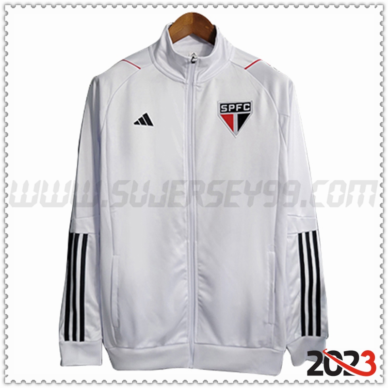 Chaquetas Futbol Sao Paulo FC Blanco 2023 2024 -02