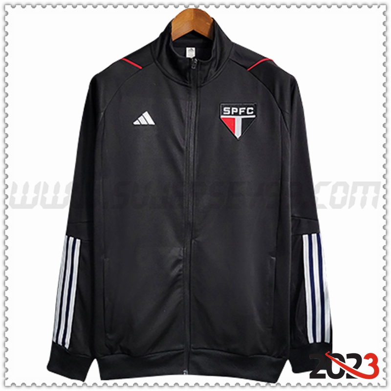 Chaquetas Futbol Sao Paulo FCs Negro 2023 2024