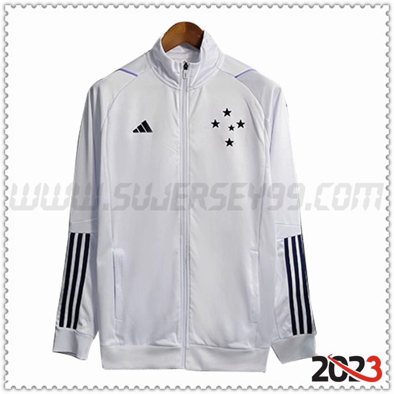 Chaquetas Futbol Cruzeiro Blanco 2023 2024