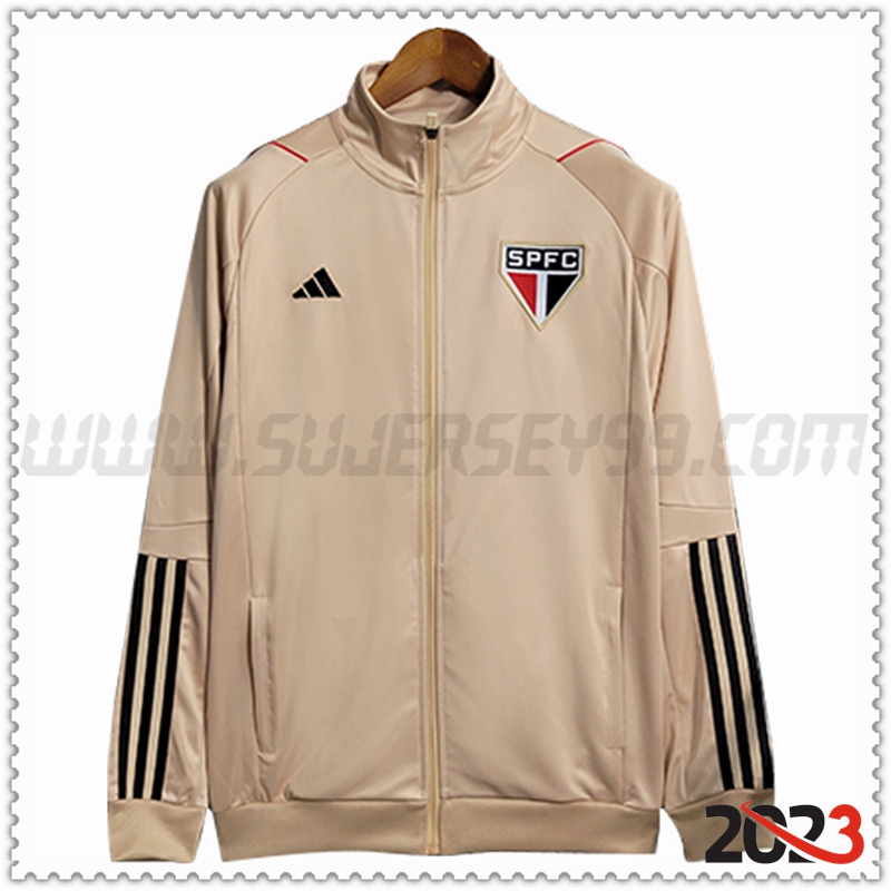 Chaquetas Futbol Sao Paulo FC Marrón 2023 2024