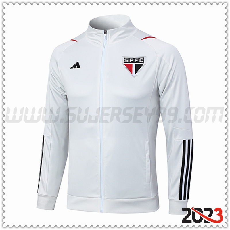 Chaquetas Futbol Sao Paulo FC Blanco 2023 2024