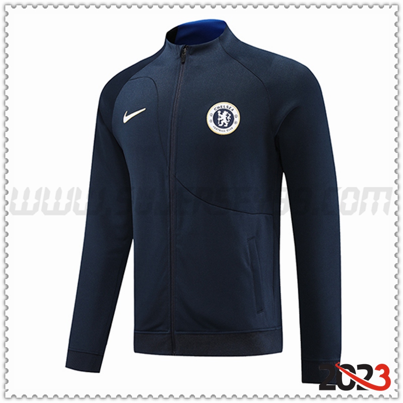 Chaquetas Futbol FC Chelsea Azul marino 2023 2024