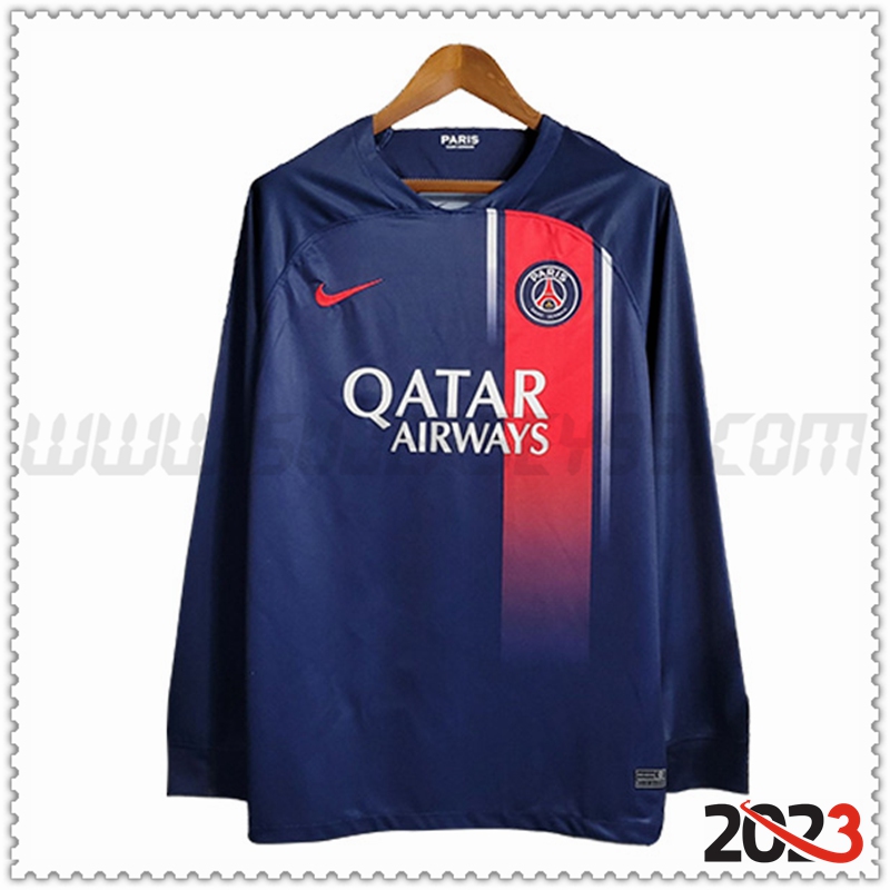 Primera Camiseta Futbol PSG Manga larga 2023 2024