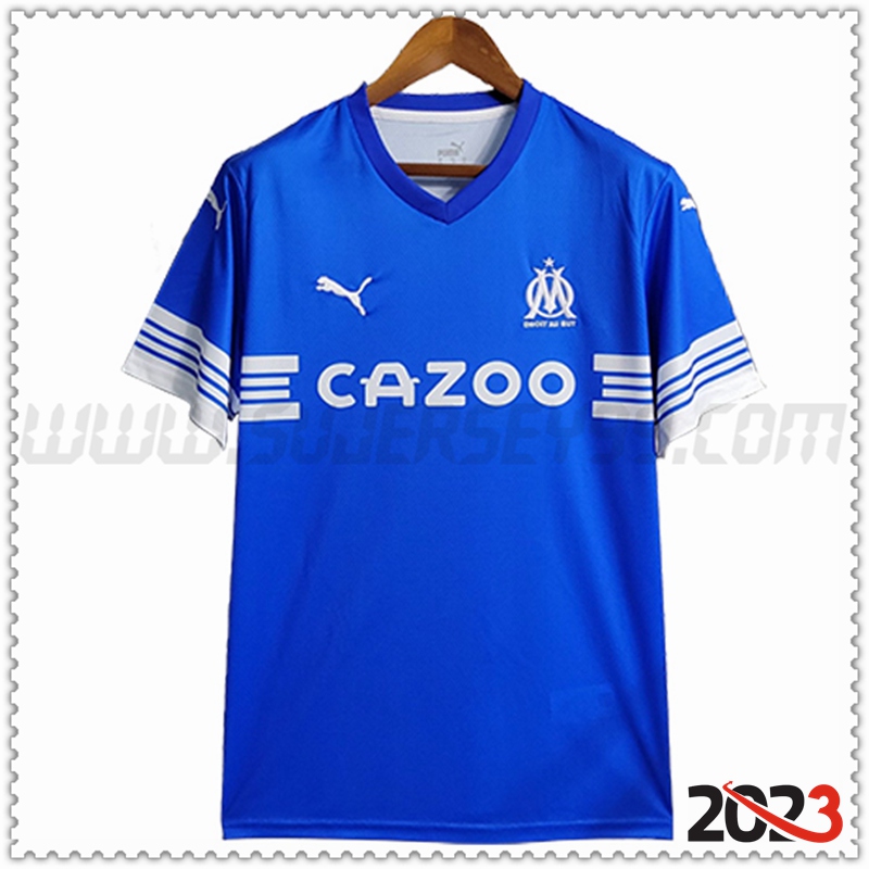 Camiseta Futbol Marsella Azul 2023 2024