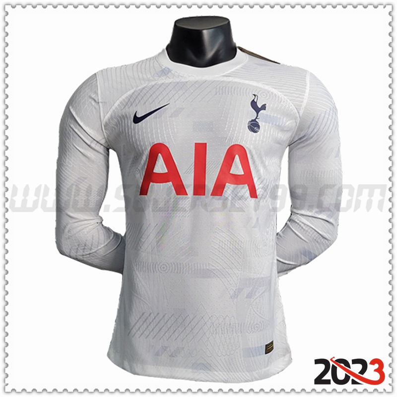 Primera Camiseta Futbol Tottenham Hotspurs Manga larga 2023 2024