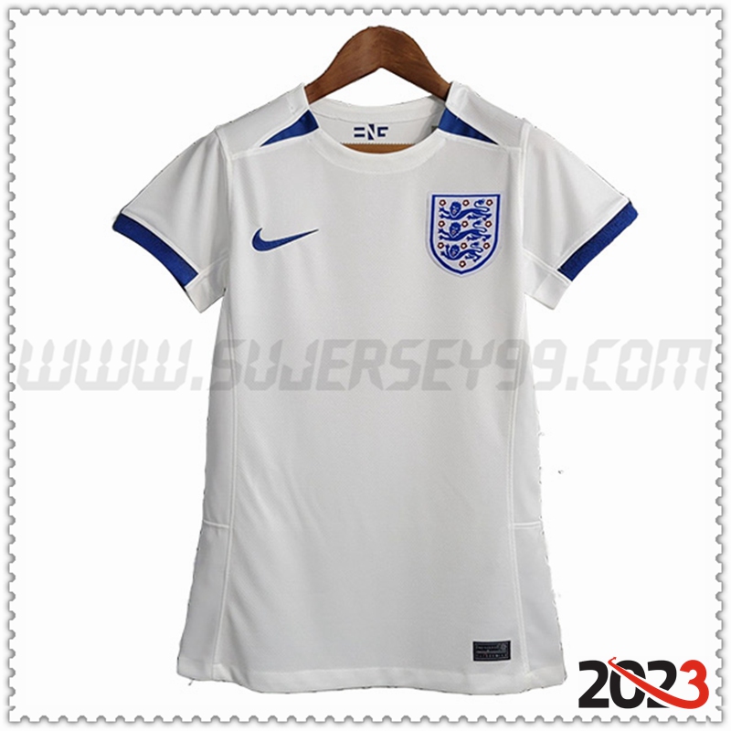 Primera Camiseta Futbol Inglaterra Mujer Copa Mundial 2022