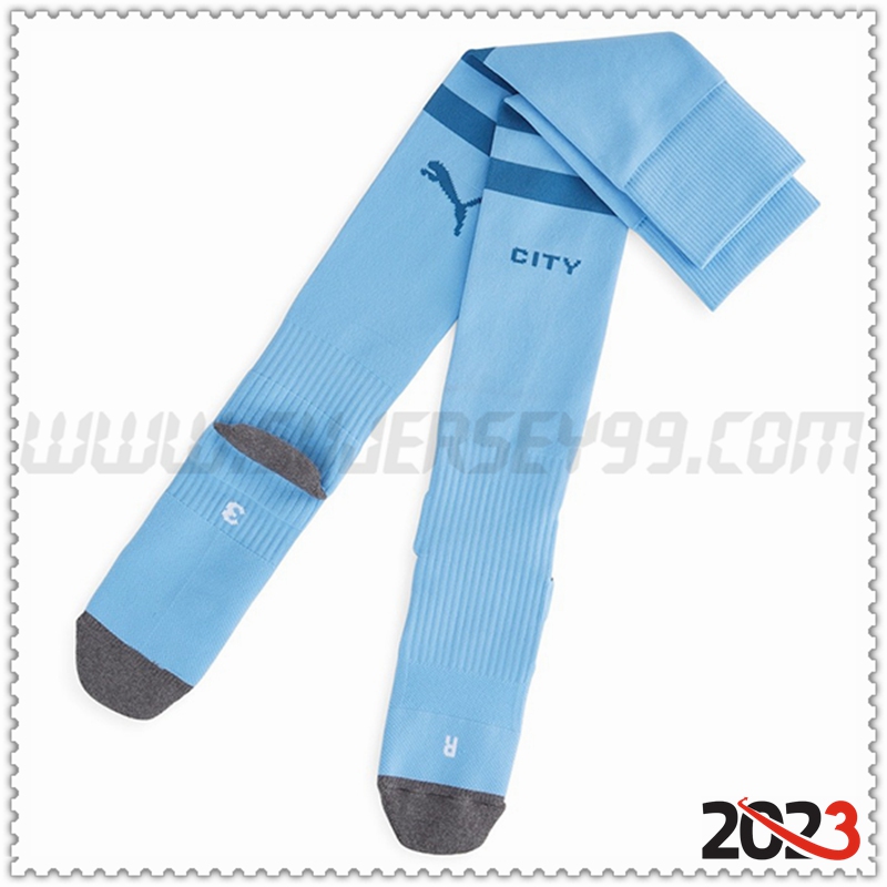 Calcetines De Futbol Manchester City Primera 2023 2024