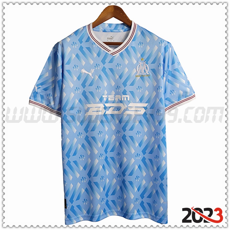 Camiseta Entrenamiento Marsella Azul Claro 2023 2024 -02