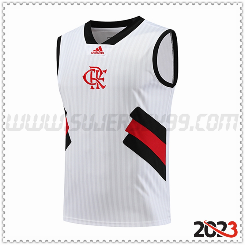 Chalecos De Futbol Flamengo Blanco 2023 2024 -02