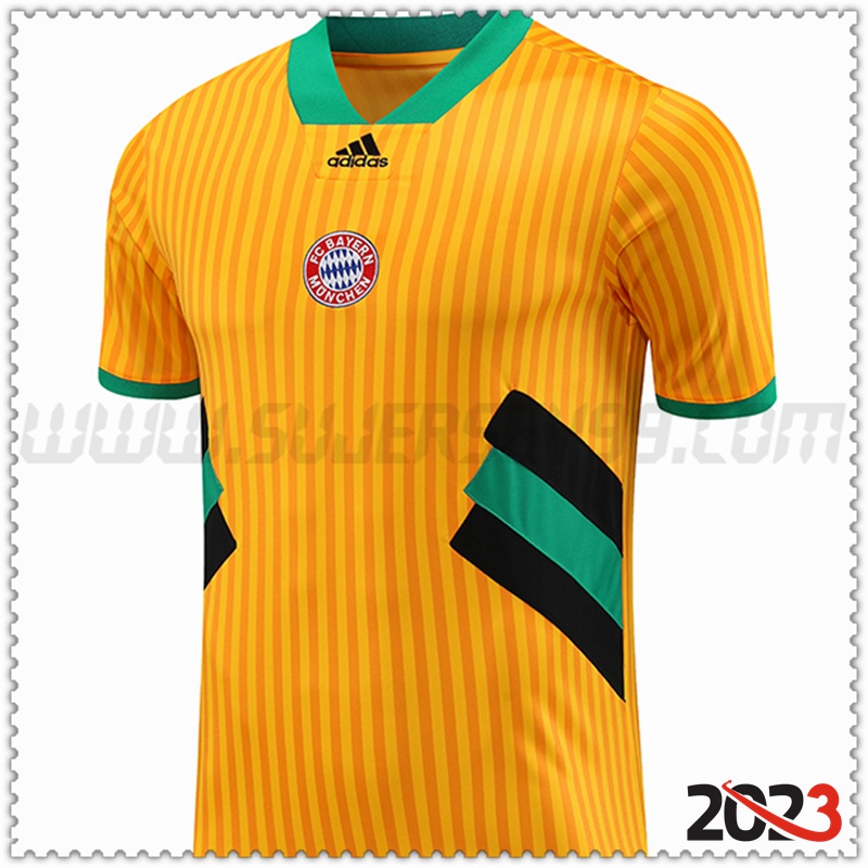 Camiseta Entrenamiento Bayern Munich Amarillo 2023 2024