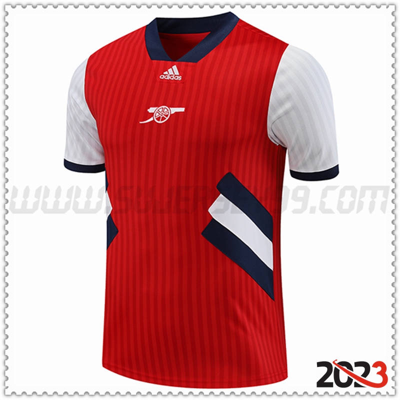 Camiseta Entrenamiento Arsenal Rojo 2023 2024 -02