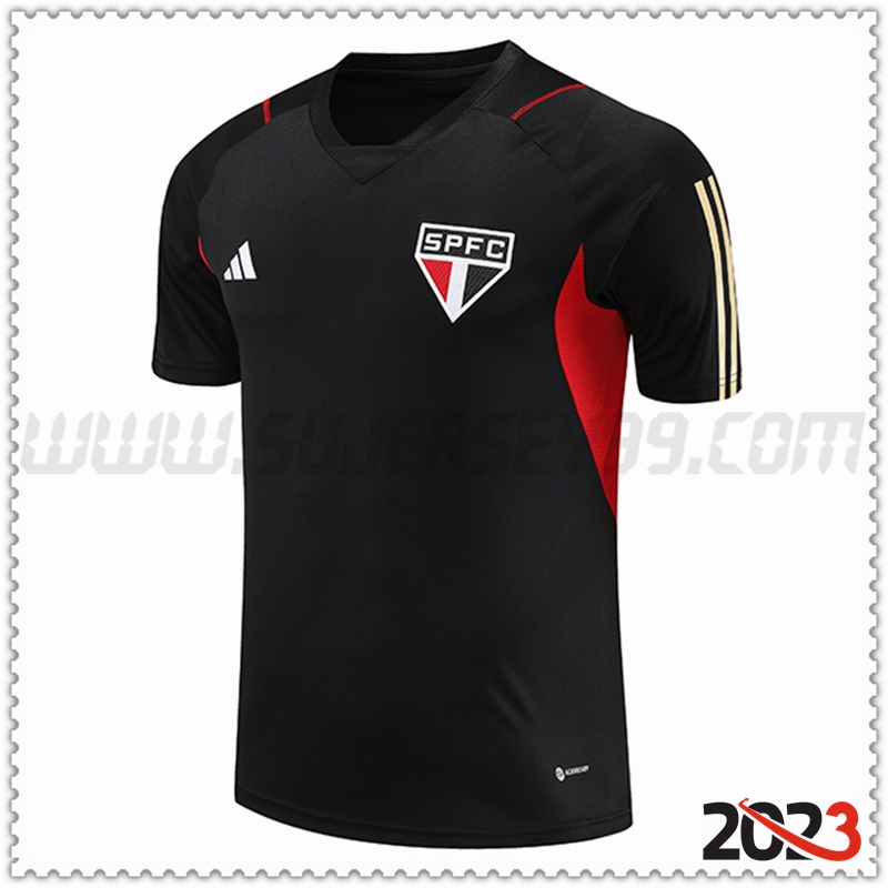 Camiseta Entrenamiento Sao Paulo FC Negro 2023 2024 -03