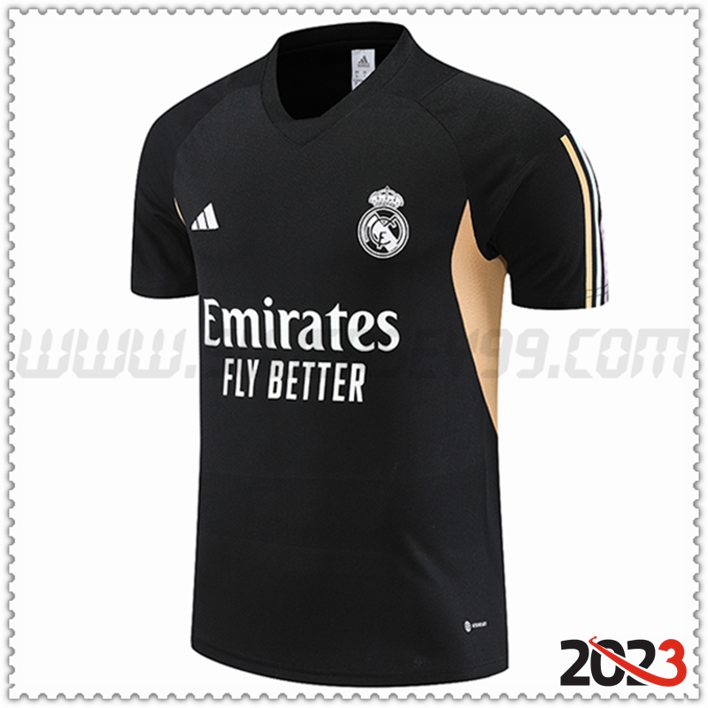 Camiseta Entrenamiento Real Madrid Negro 2023 2024