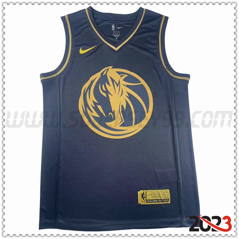 Camisetas Dallas Mavericks (DONCIC #77) 2023/24 Negro