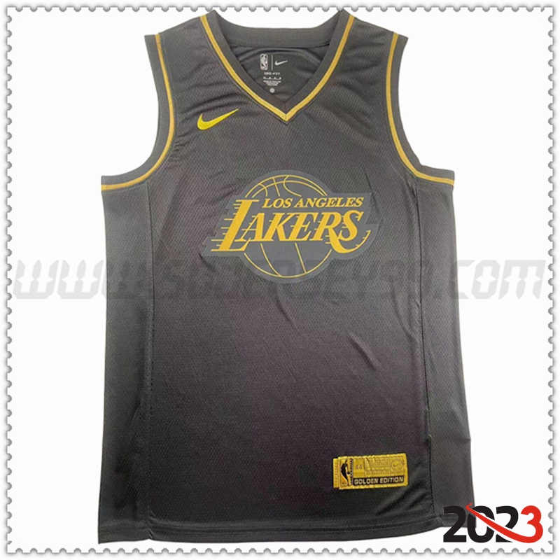 Camisetas Los Angeles Lakers (JAMES #23) 2023/24 Negro