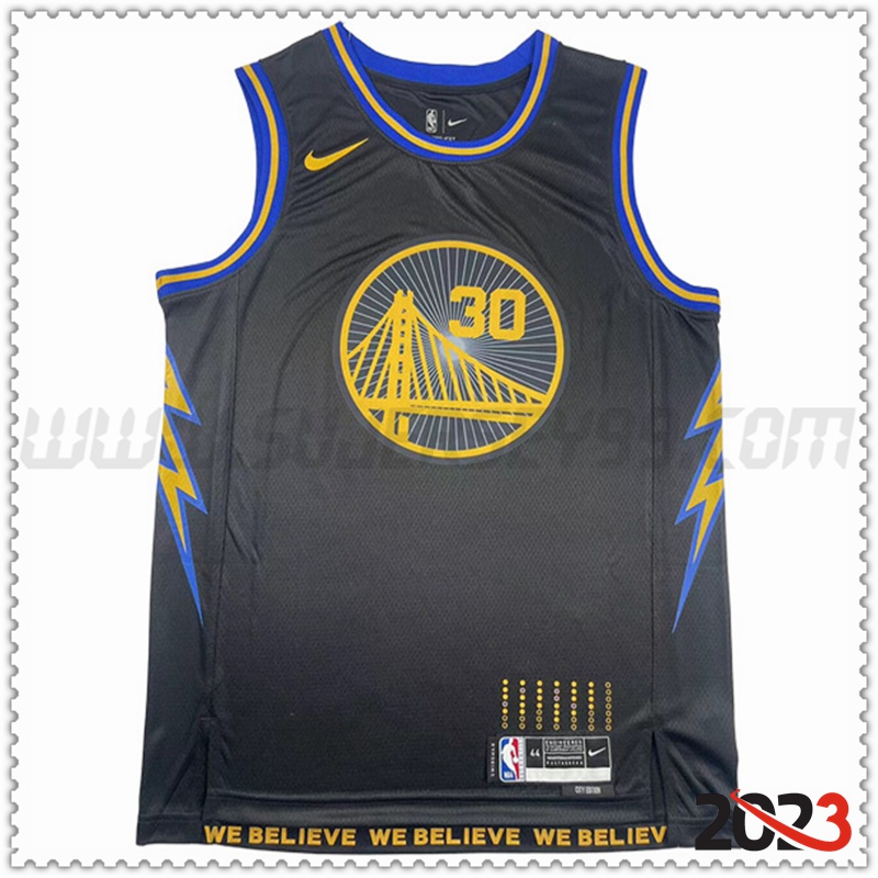 Camisetas Golden State Warriors (GURRY #30) 2023/24 Negro