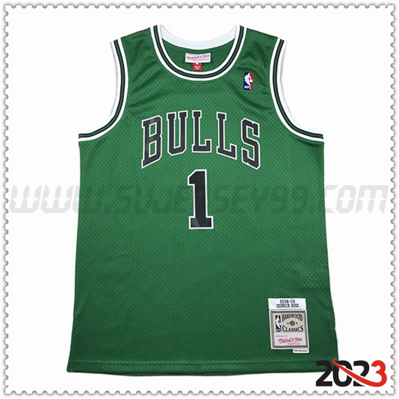 Camisetas Chicago Bulls (Rosa #1) 2023/24 Verde