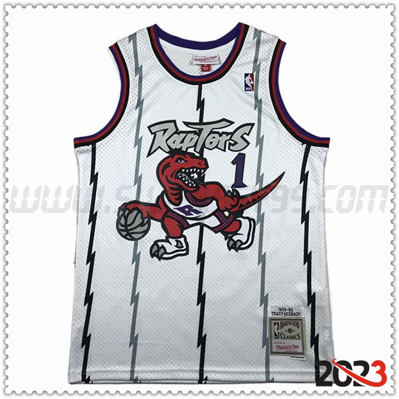 Camisetas Toronto Raptors (MCGRADY #1) 2023/24 Blanco