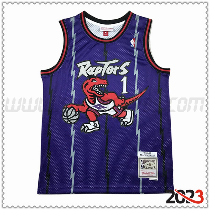 Camisetas Toronto Raptors (MCGRADY #1) 2023/24 Violeta