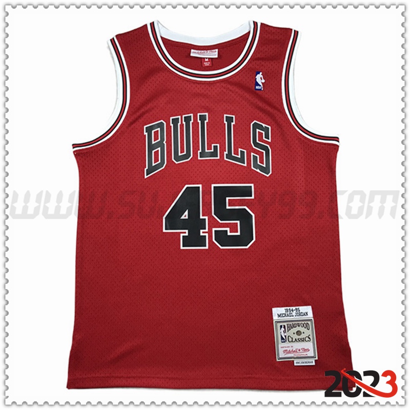 Camisetas Chicago Bulls (JORDAN #45) 2023/24 Rojo