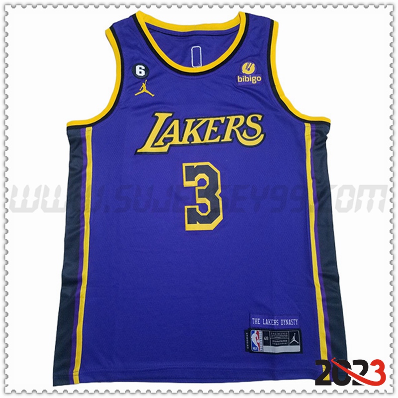 Camisetas Los Angeles Lakers (DAVIS #3) 2023/24 Rojo