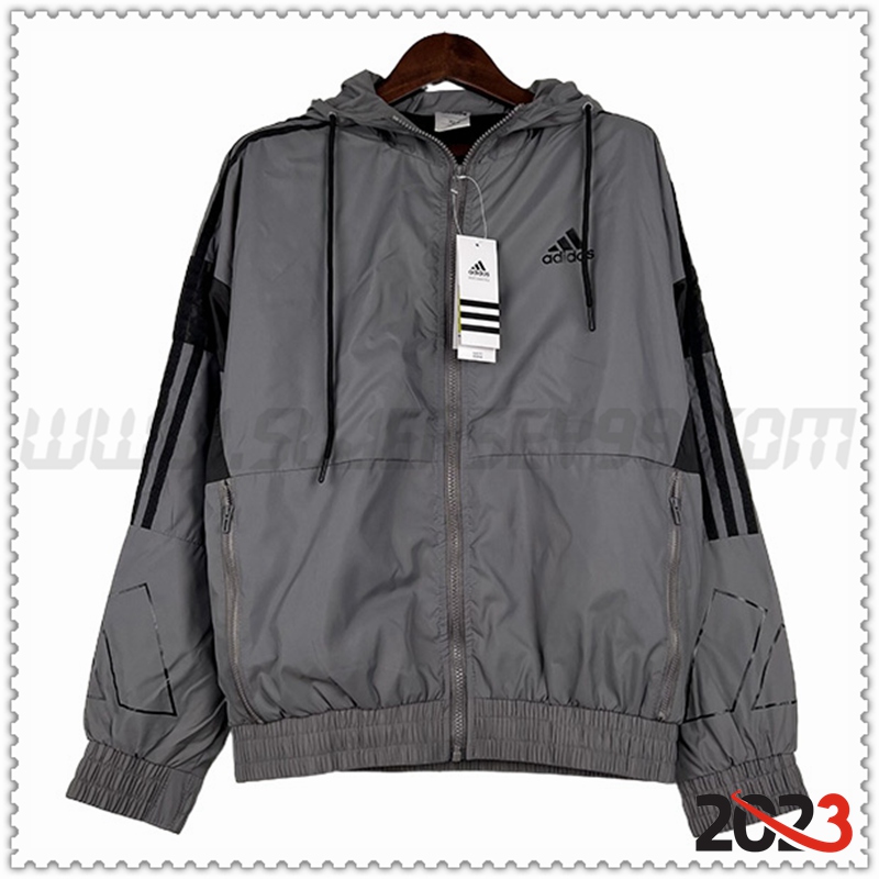 Rompevientos Adidas Gris 2023 2024