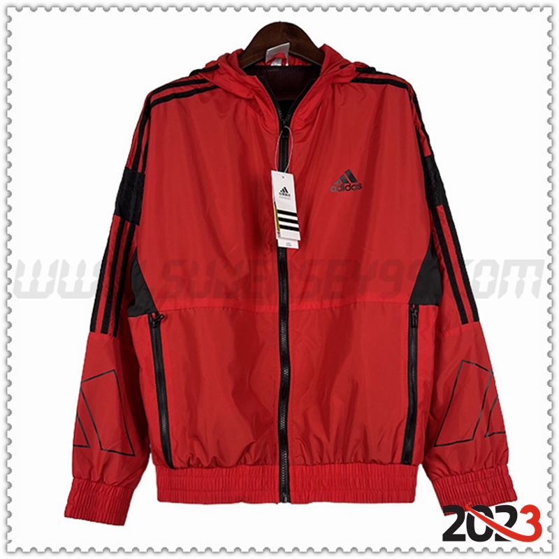 Rompevientos Adidas Rojo 2023 2024