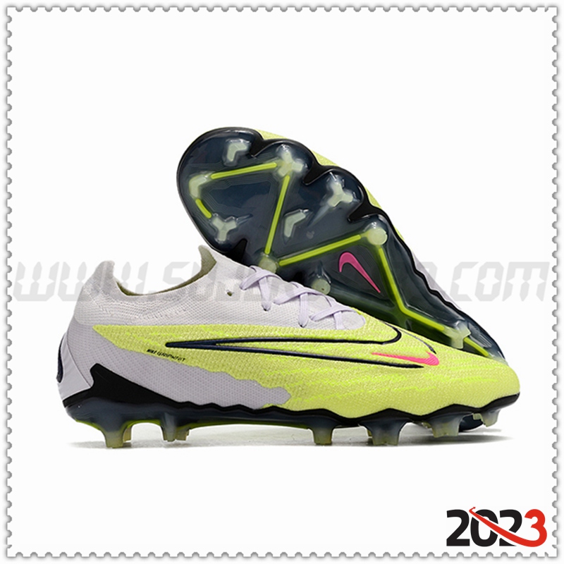 Nike Botas De Fútbol Phantom GX Elite FG Verde/Blanco