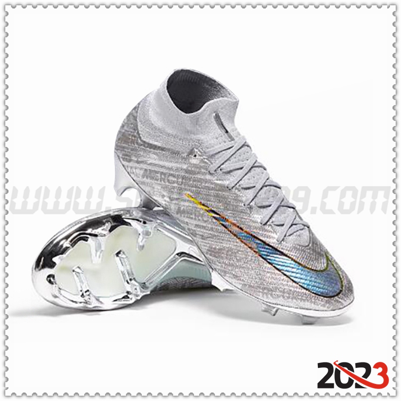 Nike Botas De Fútbol Air Zoom Mercurial Superfly IX Elite XXV SE FG Argent