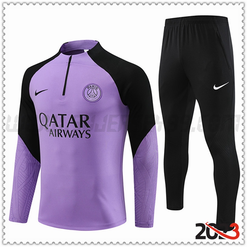 Chandal Futbol PSG Violeta 2023 2024 -02