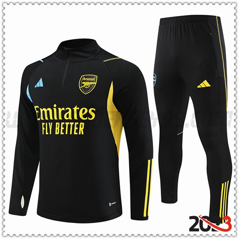 Chandal Futbol Arsenal Negro 2023 2024 -03