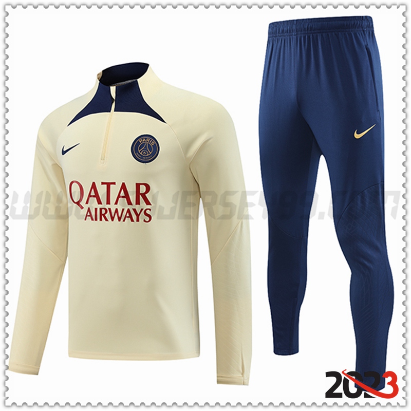 Chandal Futbol PSG Amarillo 2023 2024