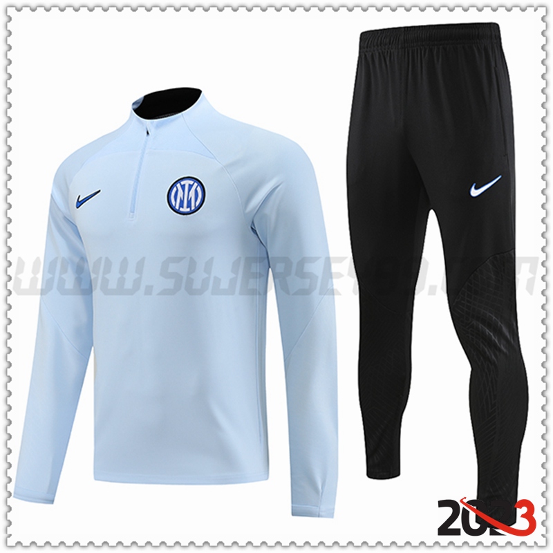 Chandal Futbol Inter Milan Azul Claro 2023 2024