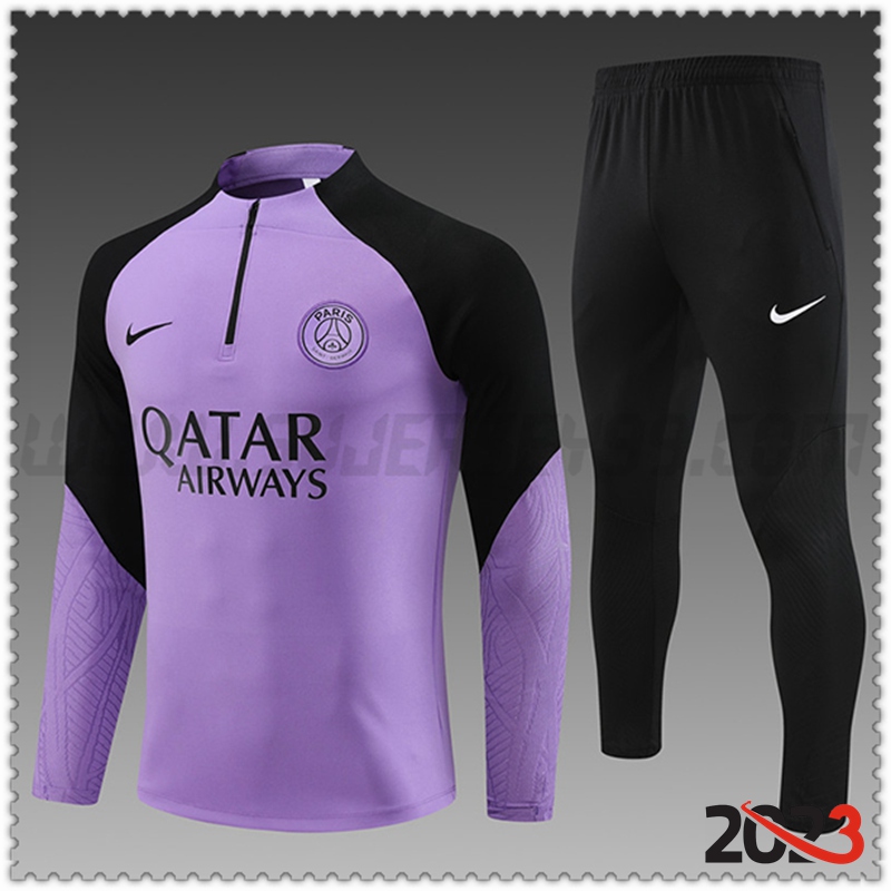 Chandal Futbol PSG Ninos Violeta 2023 2024