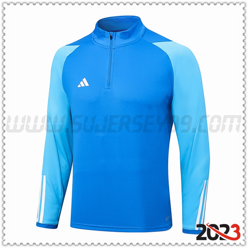 Sudadera Entrenamiento Adidas Azul 2023 2024