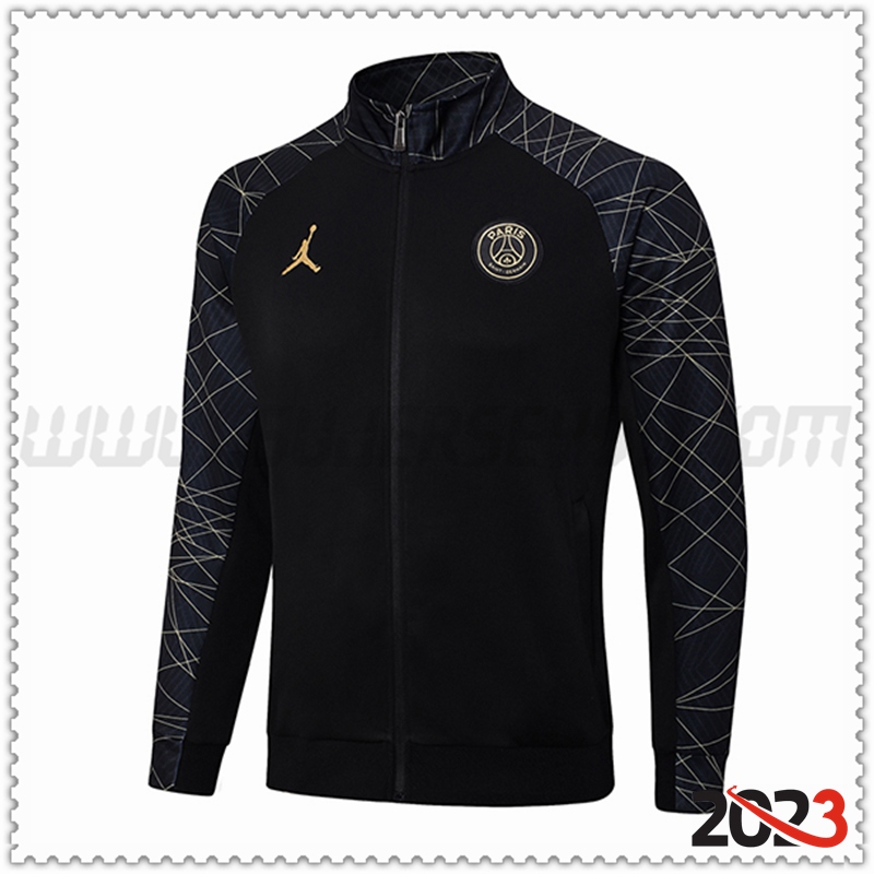 Chaquetas Futbol PSG Negro 2023 2024 -02