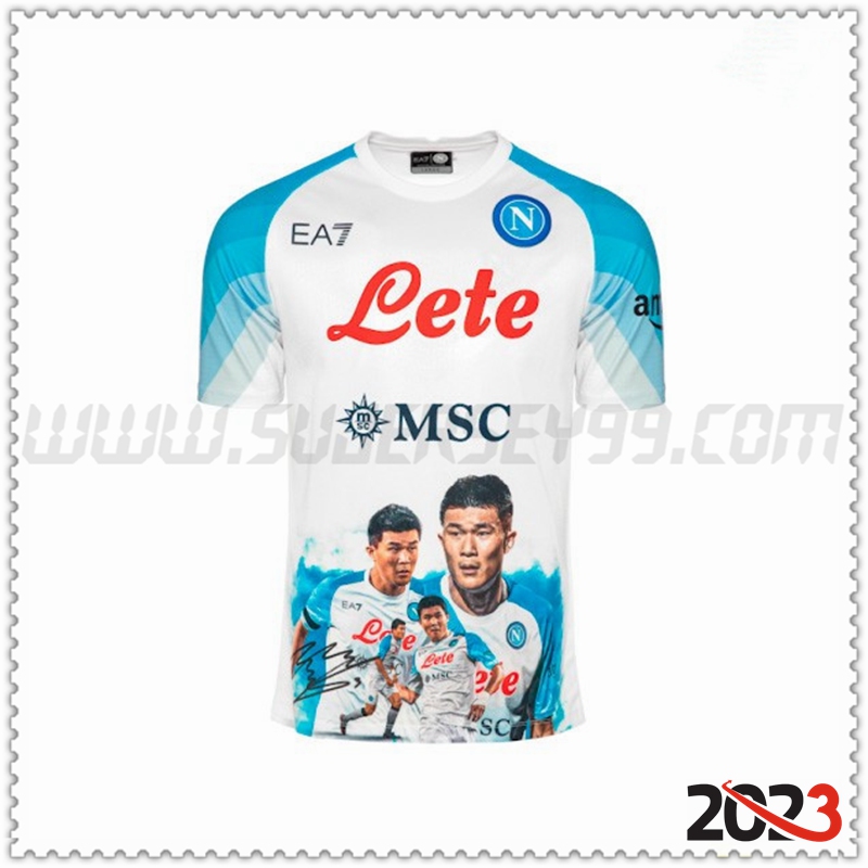 Camiseta Entrenamiento SSC Napoles Face Game Minjae Match 2022/2023