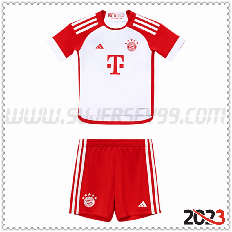 Primera Equipacion del Bayern Munich Ninos 2023 2024