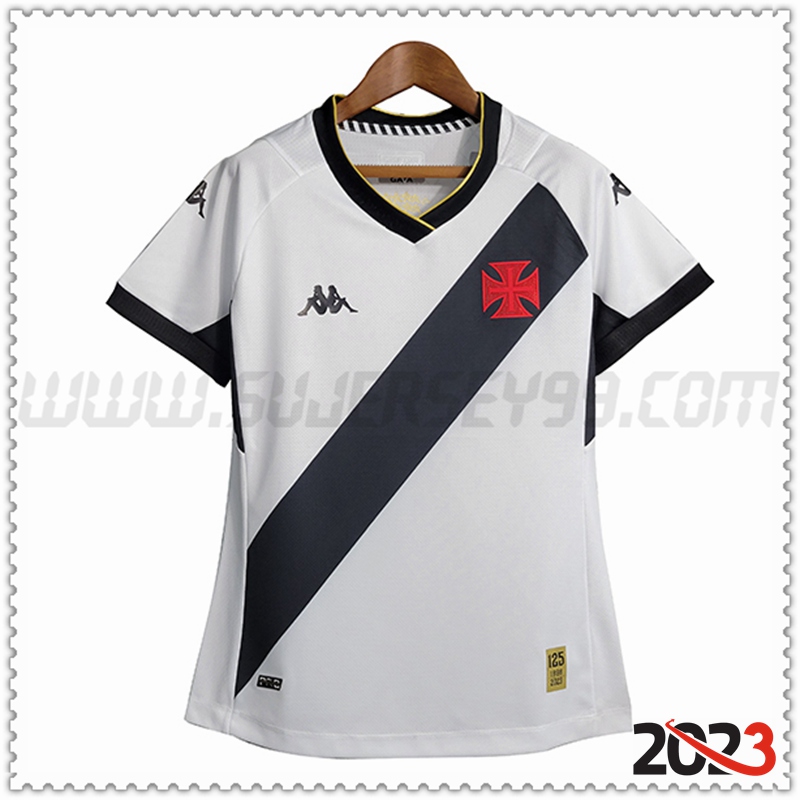 Segunda Camiseta Futbol CR Vasco Da Gama Mujer 2023 2024