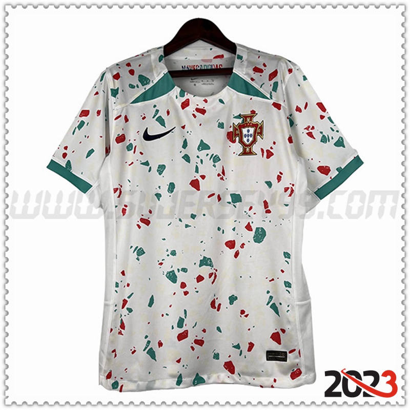 Camiseta Futbol Portugal Mujer Copa Mundial 2022