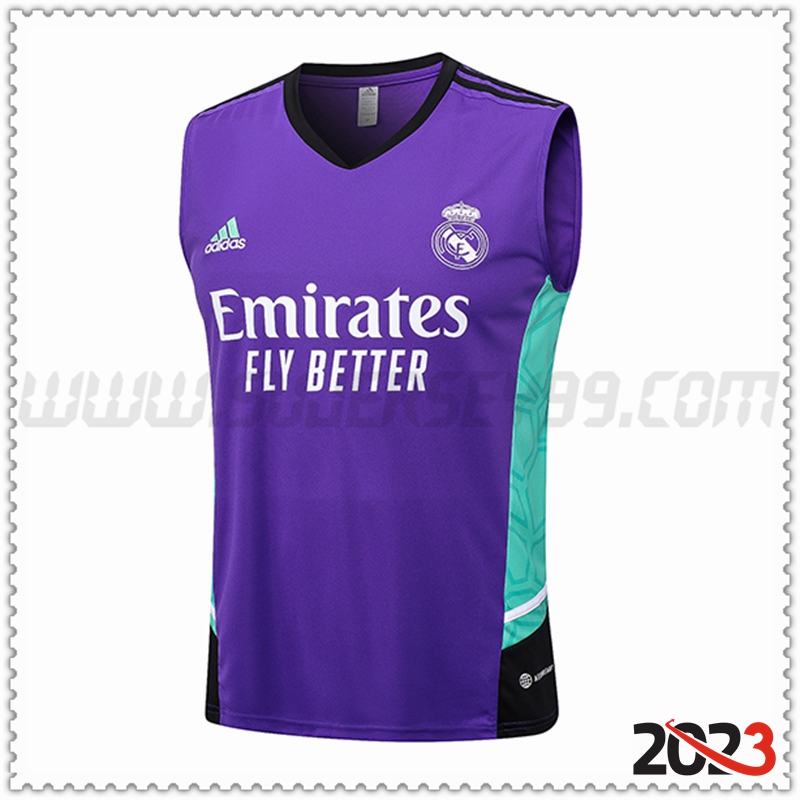 Chalecos De Futbol Real Madrid Violeta 2023 2024 -02