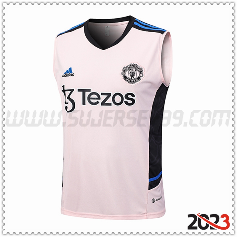 Chalecos De Futbol Manchester United Rosa 2023 2024