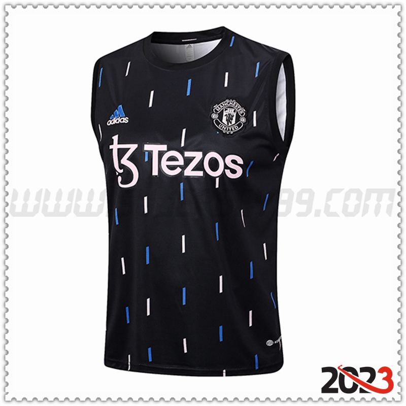 Chalecos De Futbol Manchester United Negro 2023 2024 -03