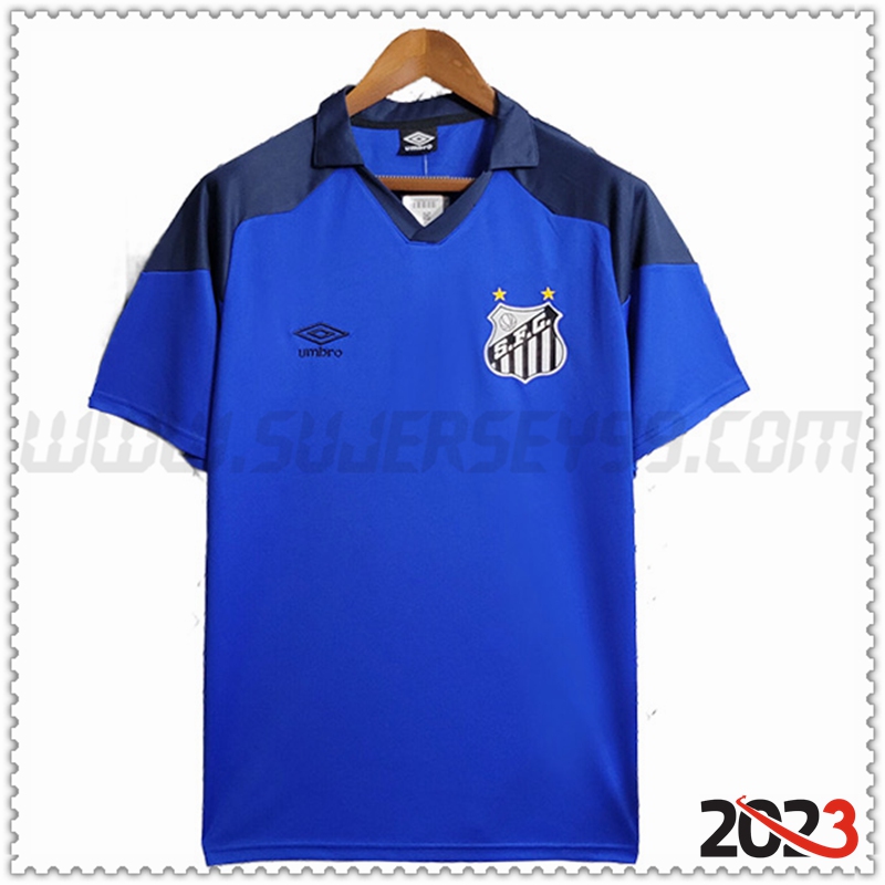 Camiseta Entrenamiento Santos Azul 2023 2024