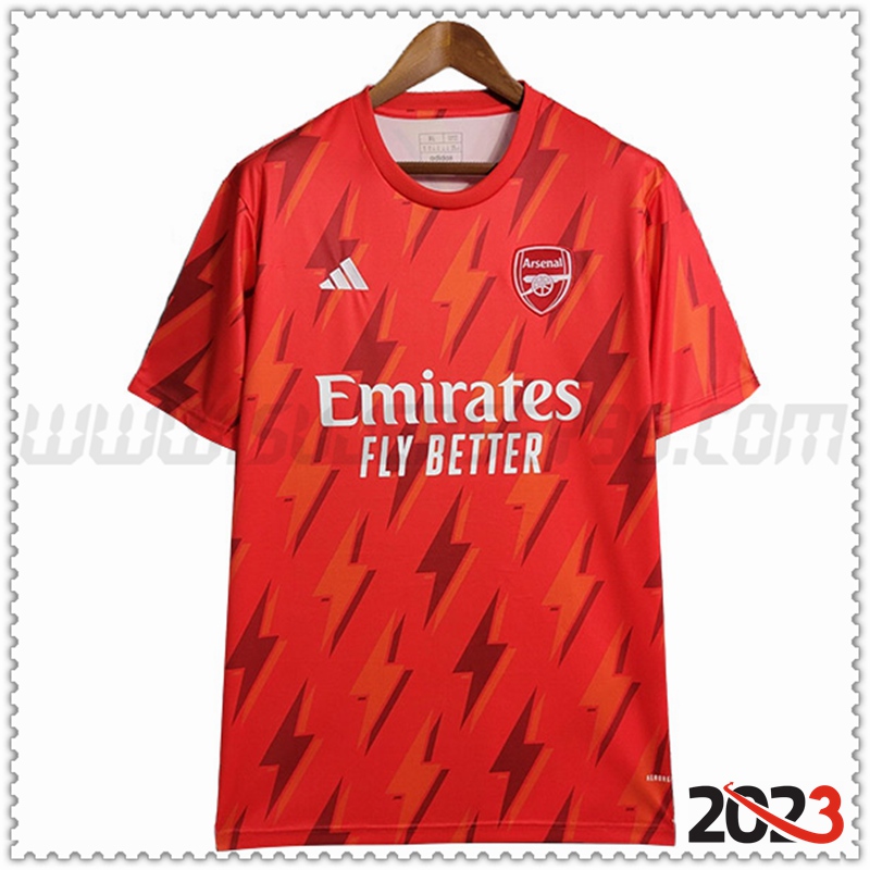 Camiseta Entrenamiento Arsenal Rojo 2023 2024 -03