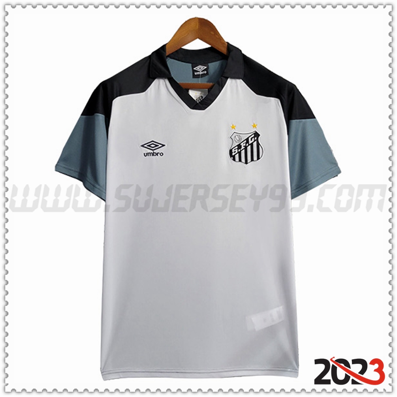 Camiseta Entrenamiento Santos Blanco 2023 2024