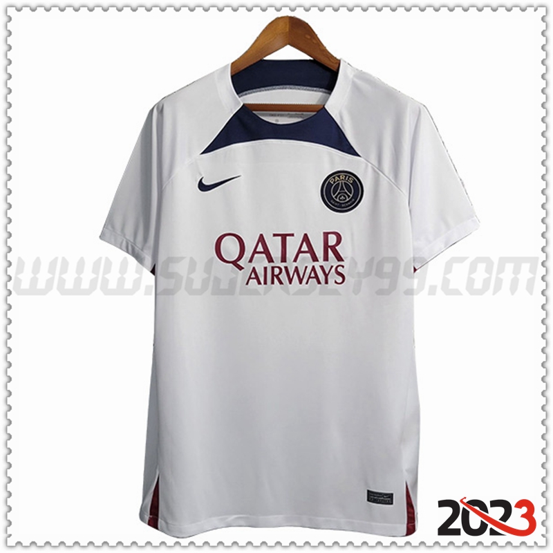 Camiseta Entrenamiento PSG Blanco 2023 2024 -02