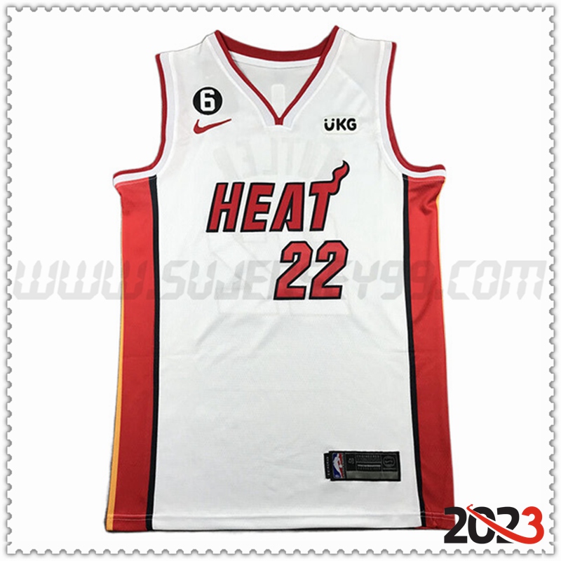 Camisetas Miami Heat (BUTLER #22) 2023/24 Blanco